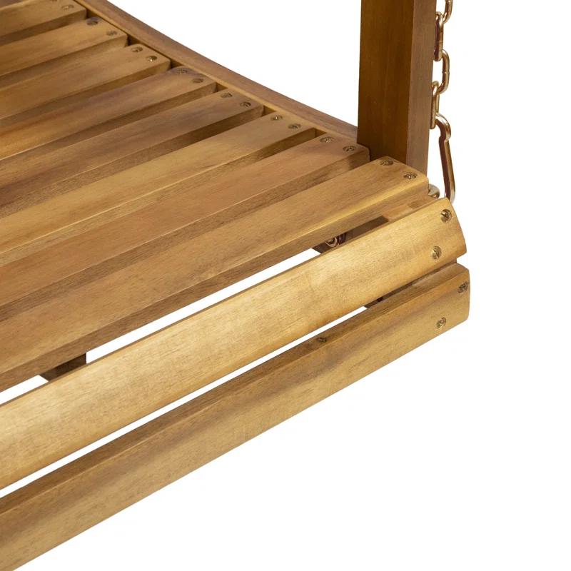 Gracie Oaks Lamp Outdoor Porch Swing