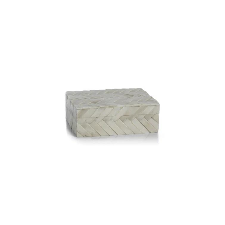 Netta Box - White / Medium