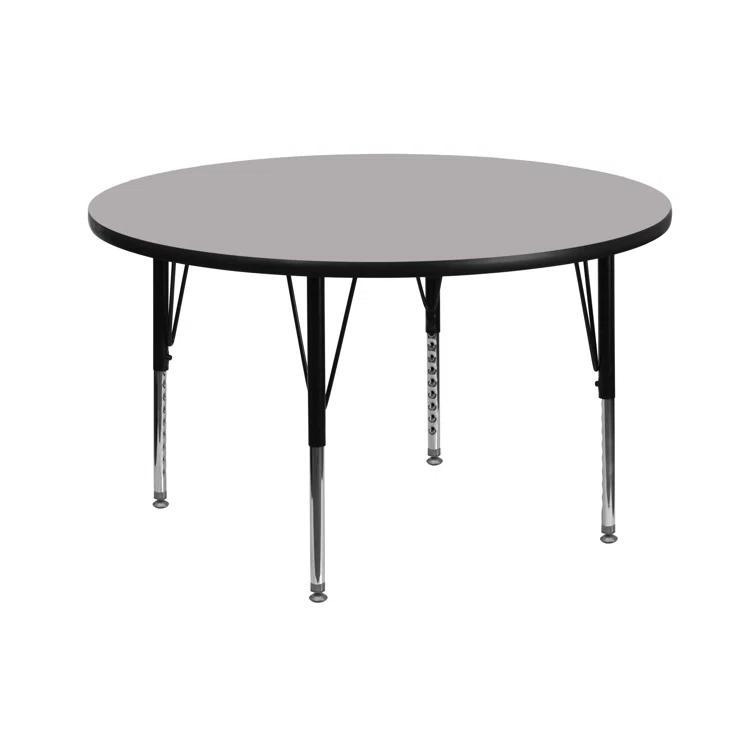 Flash Furniture Goddard 42'' Round Thermal Laminate Activity Table - Adjustable Legs