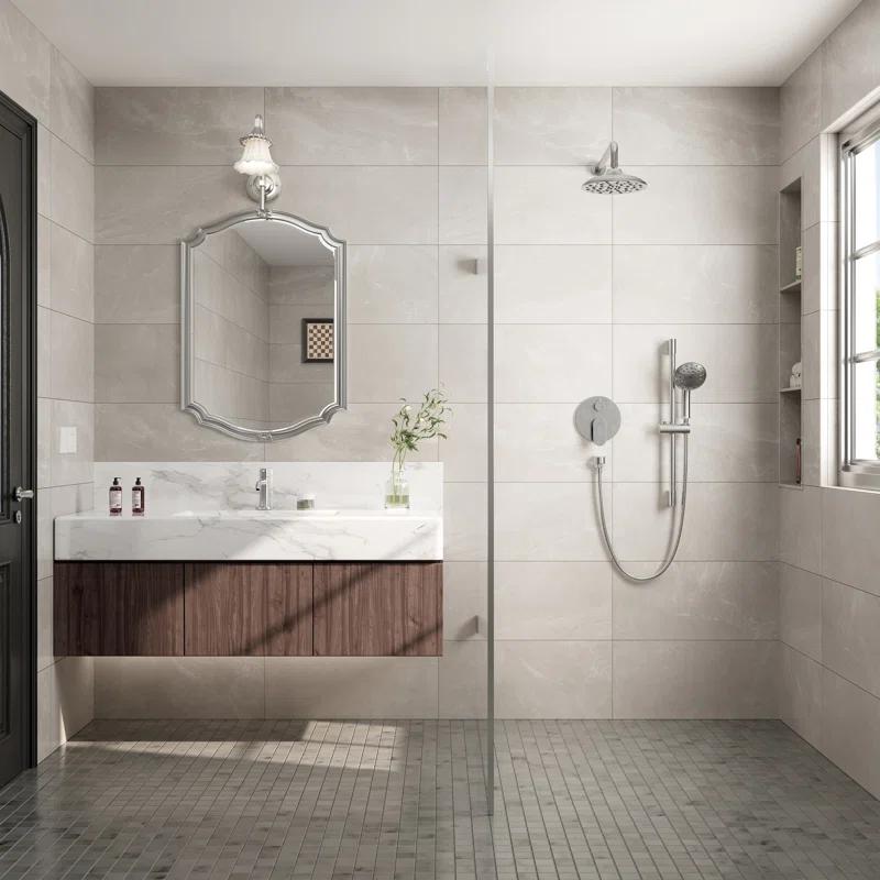 Calliope Wall Mounted 2-Function Retro Pressure-Balanced Shower System with 3 Setting Handheld