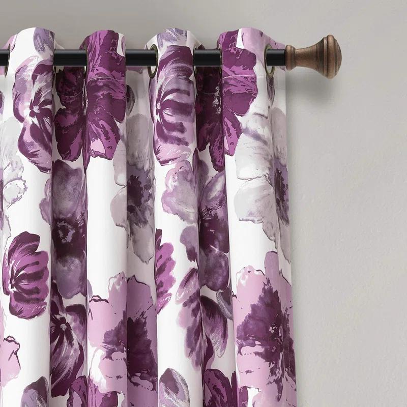 Torre & Tagus Leah Polyester Room Darkening Curtain Pair (Set of 2)