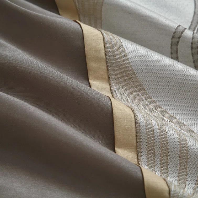 Nanshing America, Inc Kath 7 Piece Microfiber Modern & Contemporary Comforter Set