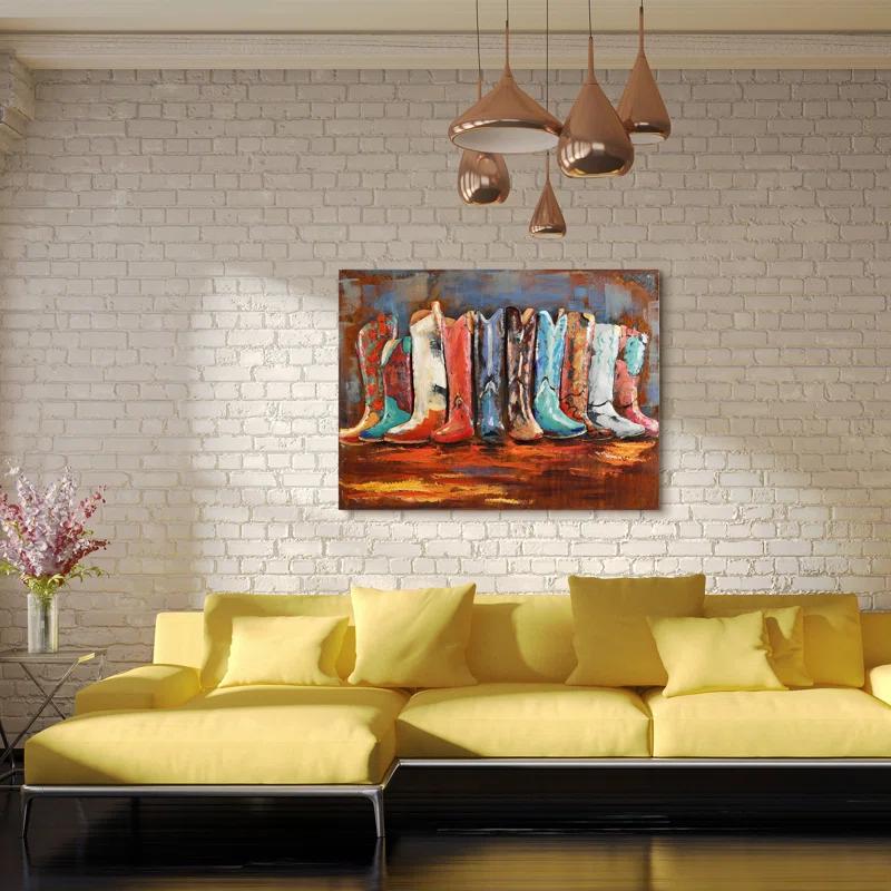 weilaicheng Unframed Painting on Metal