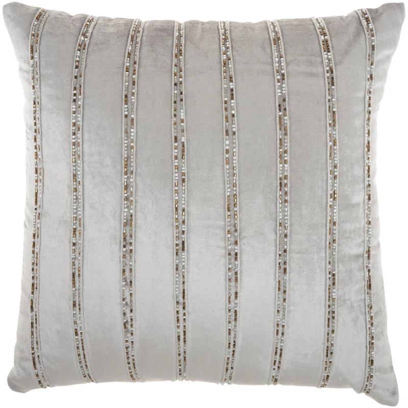Mina Victory Sequined Velvet Throw Pillow