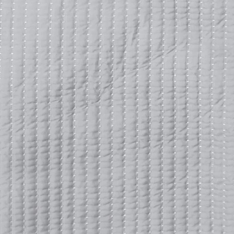 FreshFolds Modern & Contemporary Stripe Stitched Quilt Set with Shams