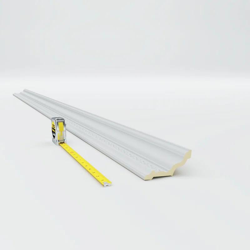 Ekena Millwork 4 1/8"H x 2 3/8"P x 4 7/8"F x 94 1/2"L, (2 3/4" Repeat), Robin Crown Moulding