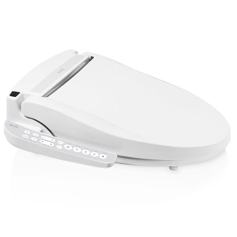 Brondell DR801-RW Swash Select DR801 Sidearm Bidet Seat with Warm Air Dryer and Deodorizer, Round White