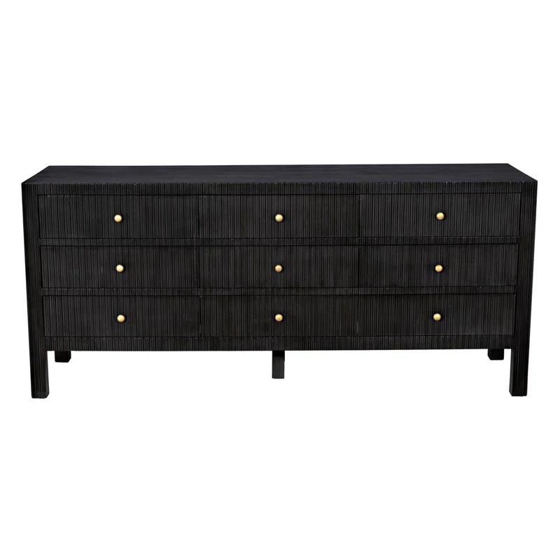 Bellinger 9-Drawer Dresser - Dark Brown
