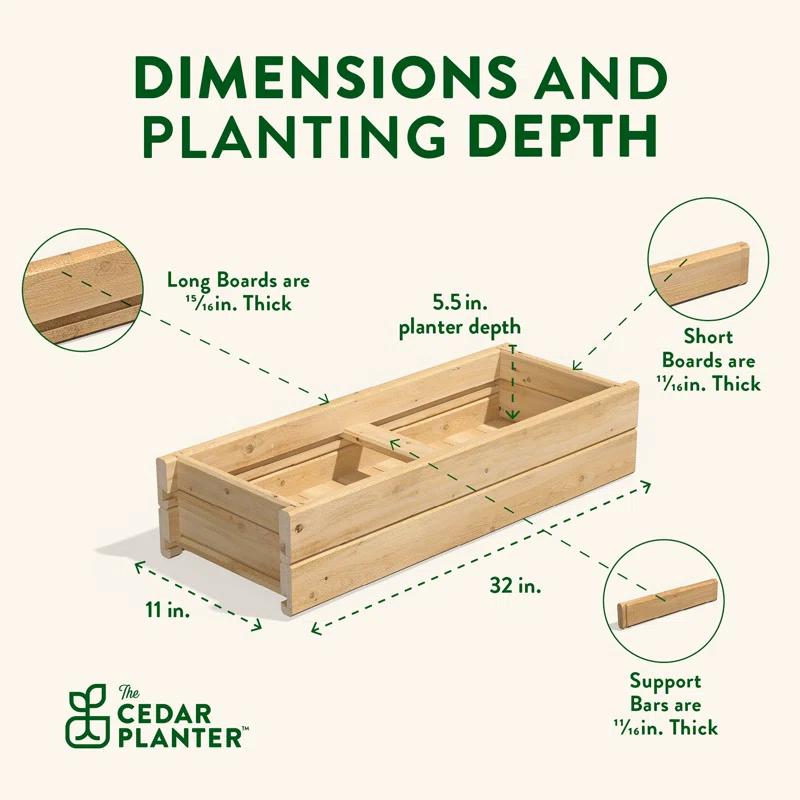 Greenes Fence Greenes Fence Cedar Wood Planter Box Wood Planter Box
