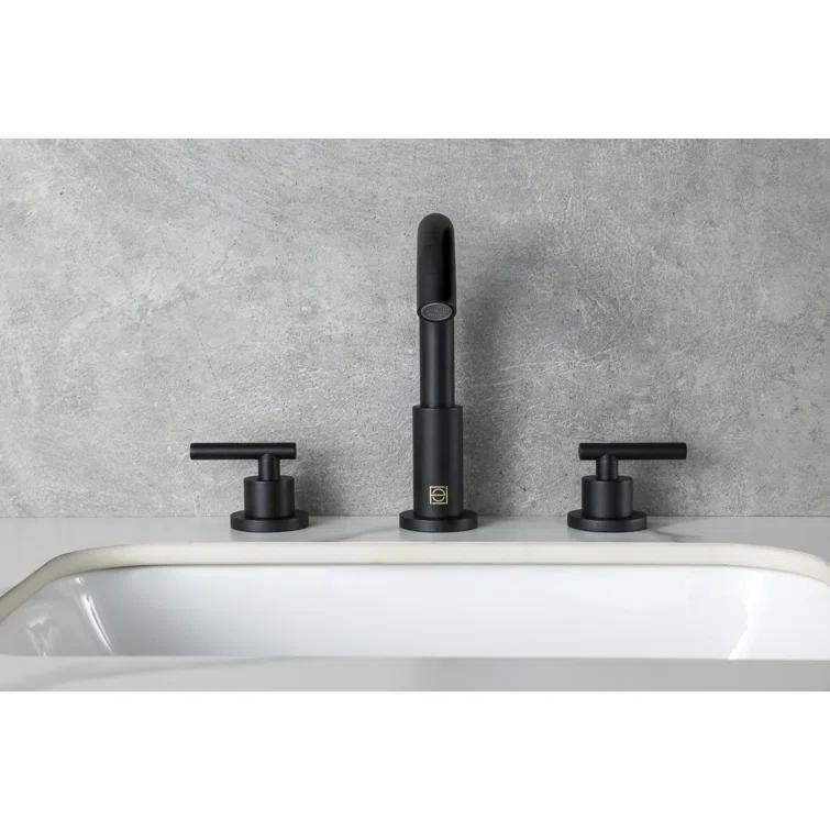 Elegant Home Living Leah Widespread 2-handle Bathroom Faucet FAV-1009MBK