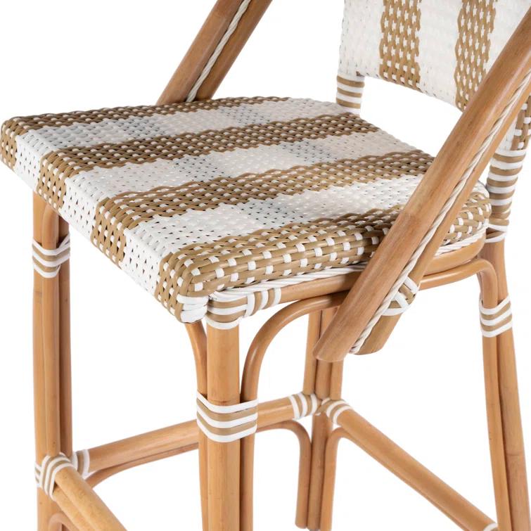 Birch Lane™ Euporie Woven Bar Stool