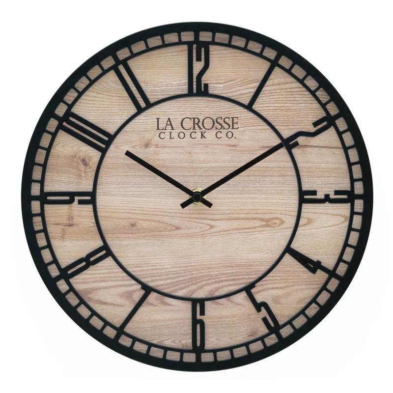 La Crosse Technology 11.5" Quartz Floating Dial Wall Clock
