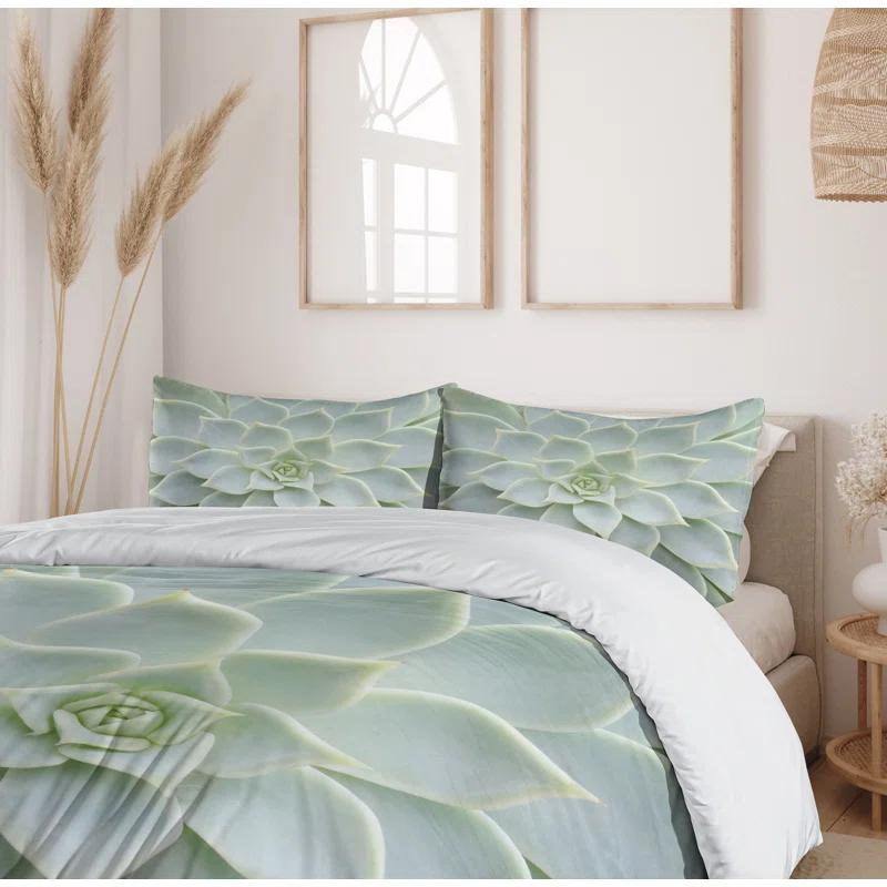 Ambesonne Cactus Traditional Duvet Cover Set