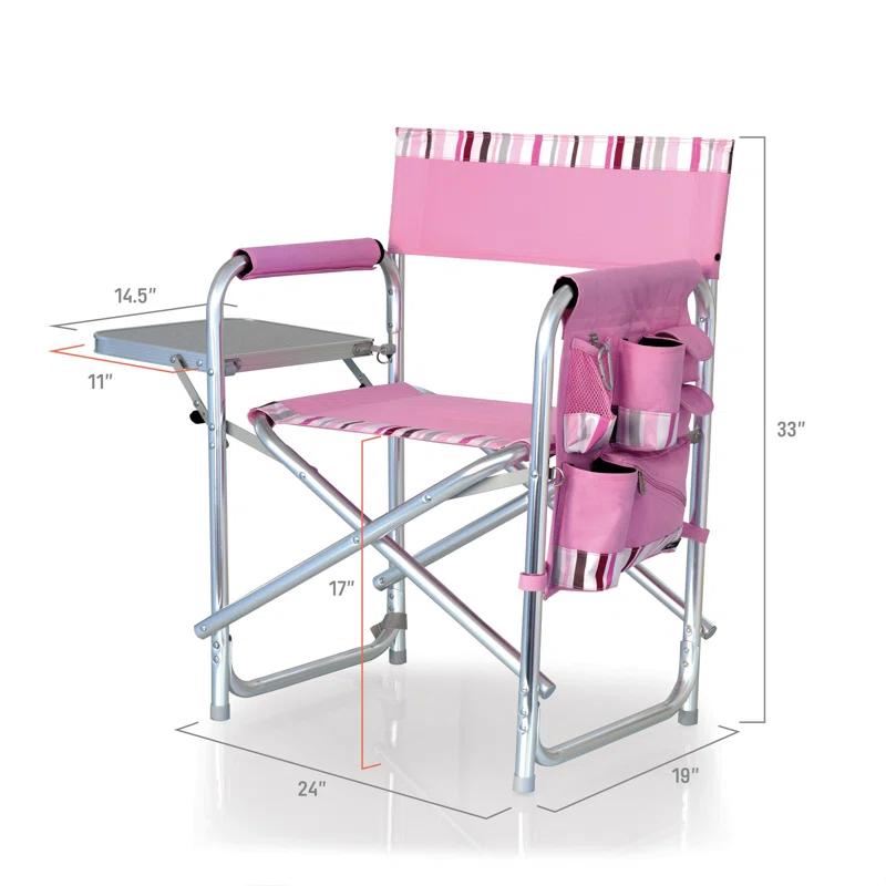 Sports Outdoor Portable Camp Chair with Side Table