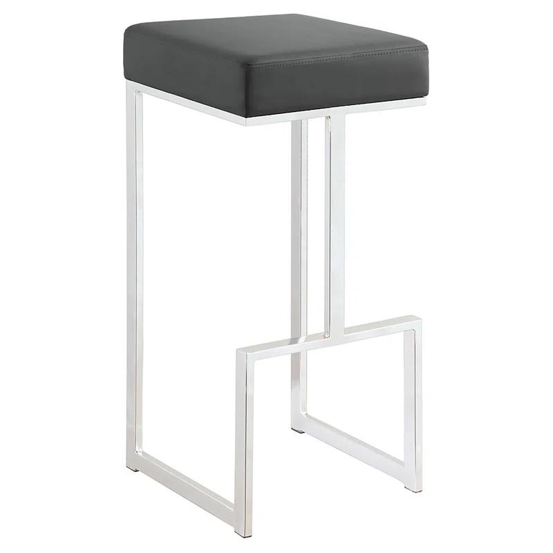 GOODSILO Upholstered Counter Stool with Metal Frame