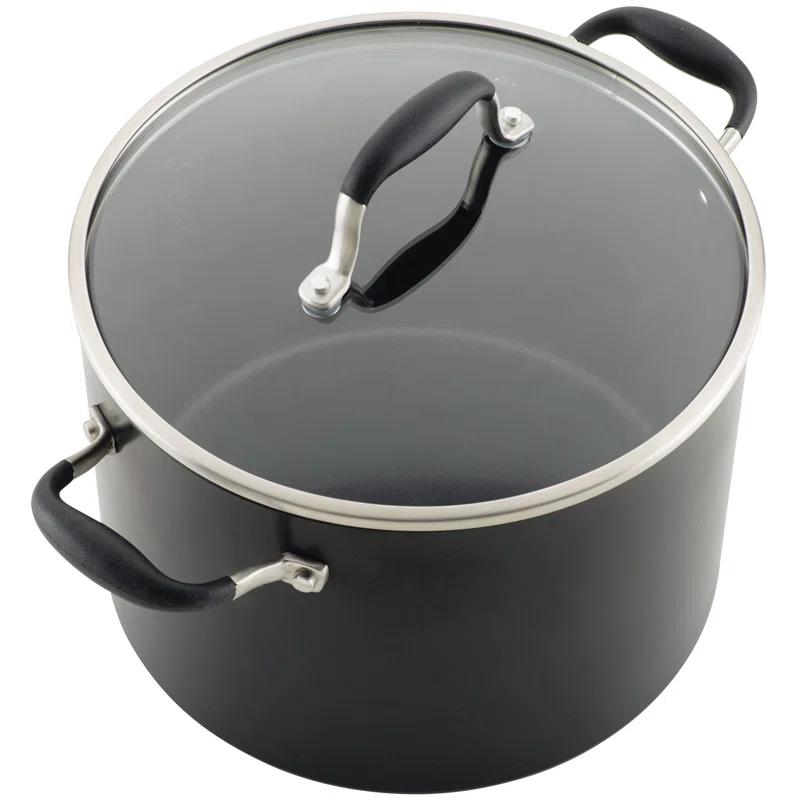 Anolon Anolon Advanced Home Hard Anodized Nonstick Stockpot With Lid, 10 Quart