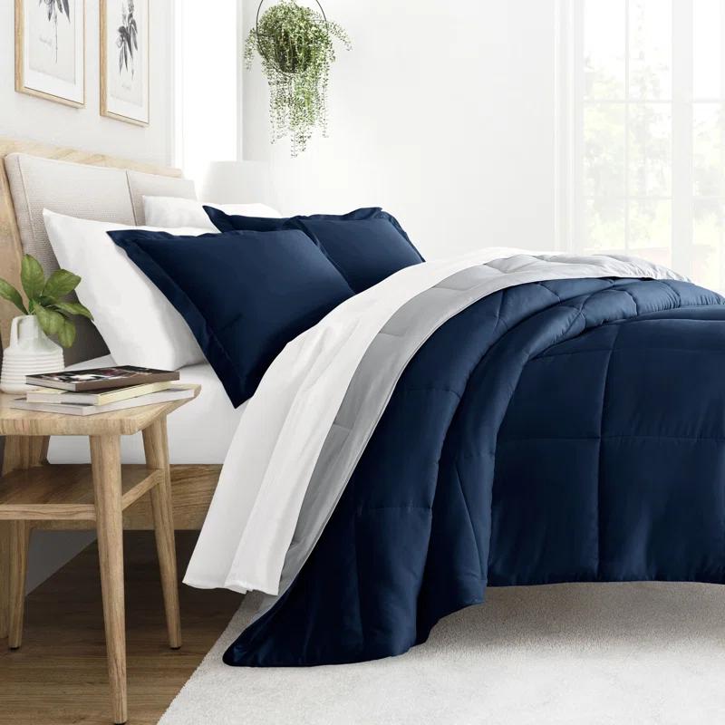 Becky Cameron Reversible Down-Alternative Comforter Bedding Set