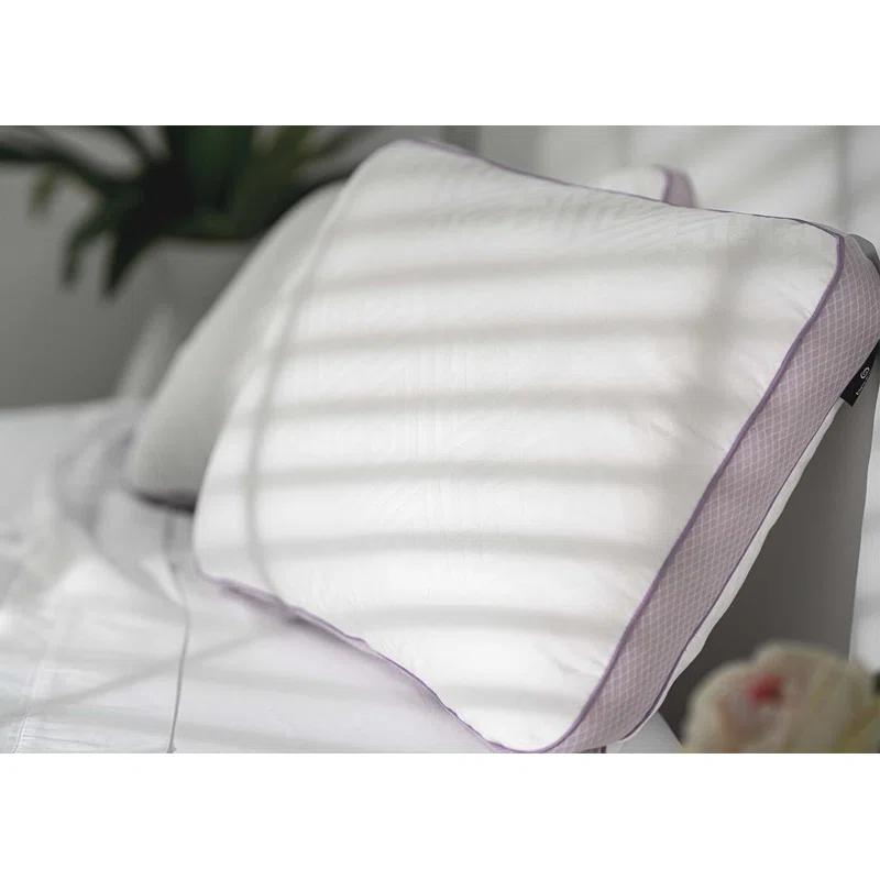 Bedgear Bedgear High-Low Performance Pillow - High Size - Soft Support Pillow for Neutral/Warm Sleepers
