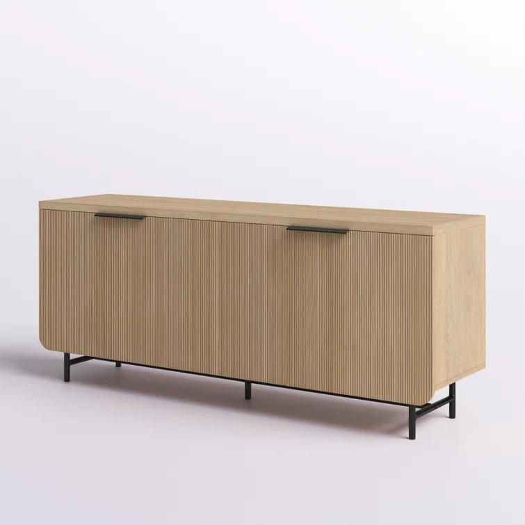 Willa Arlo™ Interiors Ludlow Reeded 4-Door Sideboard