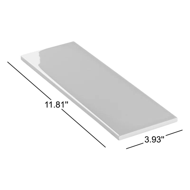 Bond Tile Remington 3.93 in. x 11.81 in. Polished Porcelain Subway Wall Tile (13.55 Sq. Ft. / Case) & Reviews | AllModern