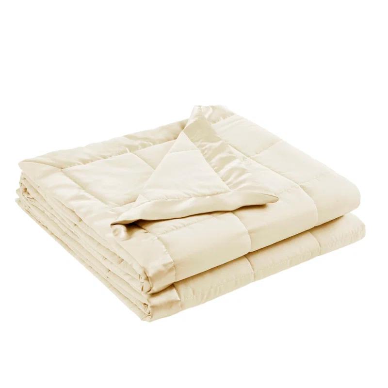Madison Park Lightweight Down Alternative Blanket with Satin Trim