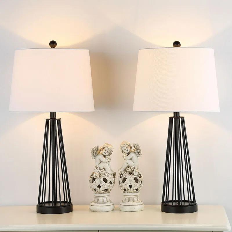 Everly Quinn Donnybrook Metal Table Lamp (Set of 2)