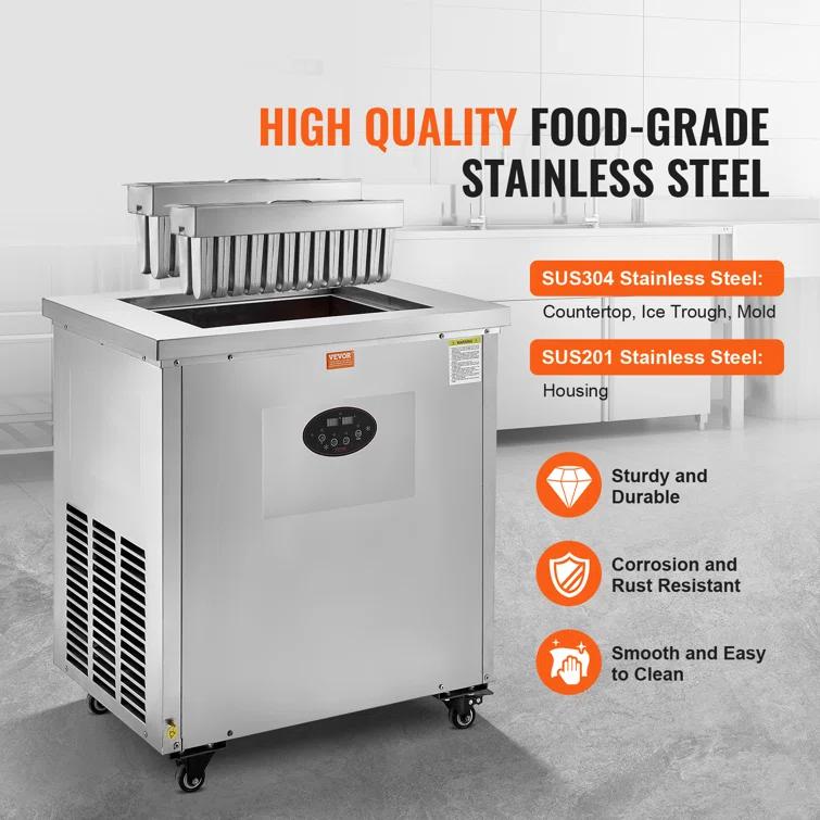 Stellweilan Tessberg Commercial Popsicle Machine 2 Mould Set - 52 PCS Ice Pops Making Machine