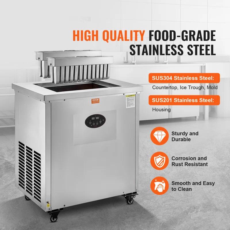Stellweilan Tessberg Commercial Popsicle Machine 2 Mould Set - 52 PCS Ice Pops Making Machine