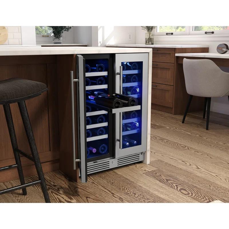 Zephyr Presrv 24" 42-Bottle Dual Zone Wine Cooler