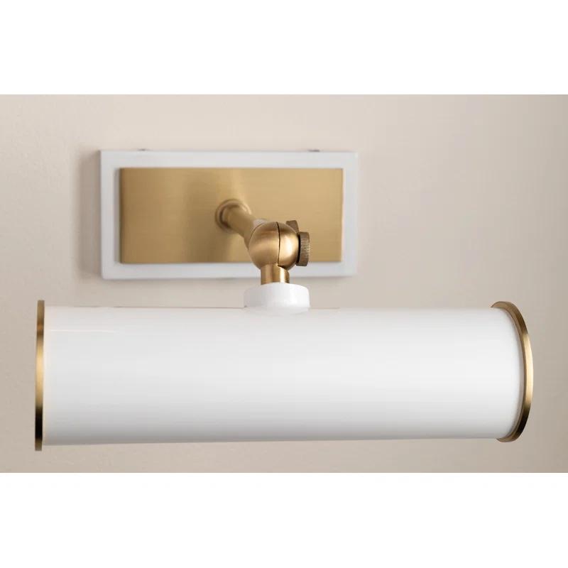 Acosta Picture Light - White and Antique Brass / 1 Light
