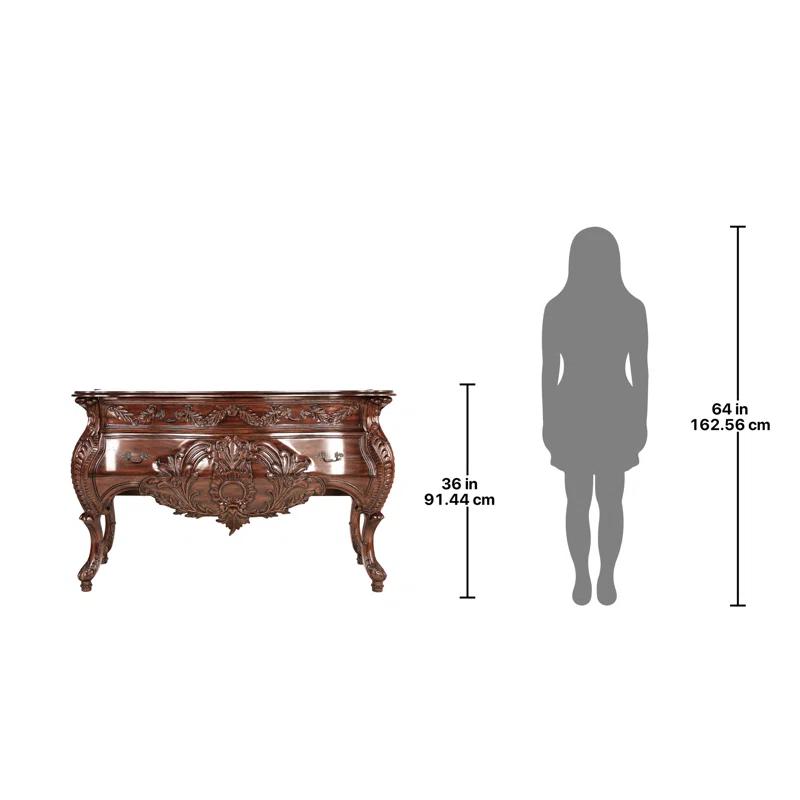Design Toscano Le Piccard Bombe 58'' Console Table