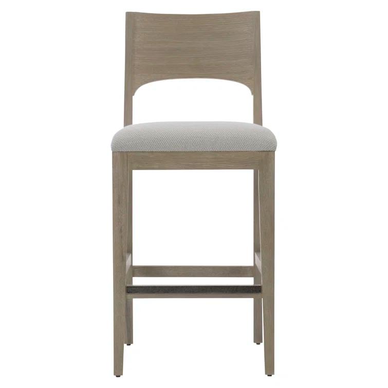 Bernhardt Solaria Upholstered Counter Stool with Solid Wood Frame