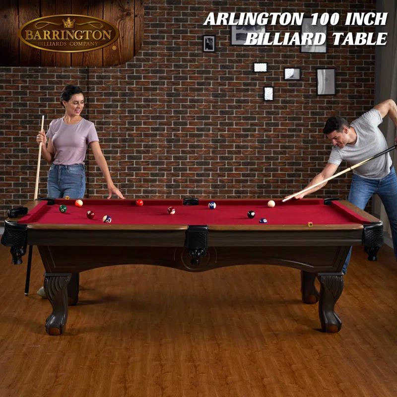 Barrington Billiards Company Barrington Arlington 8 ft Pool Table with Playing Accessories