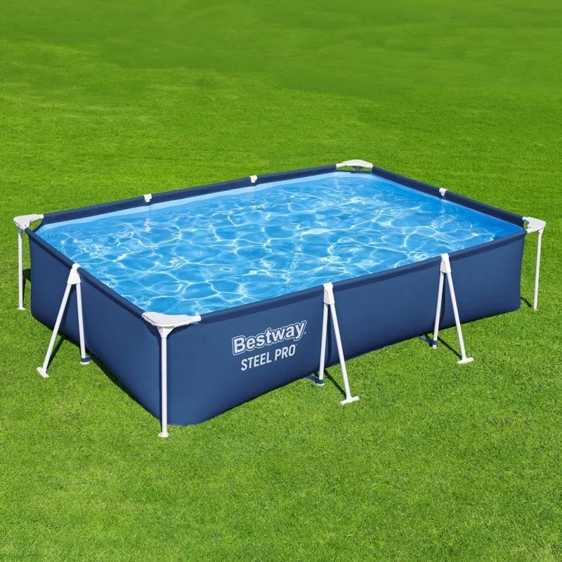 Bestway Bestway Steel Pro Rectangular Above Ground Swimming Pool Set