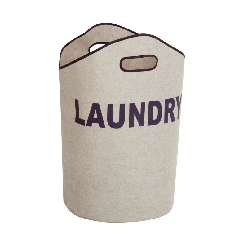 Rebrilliant Fabric Laundry Hamper with Handles