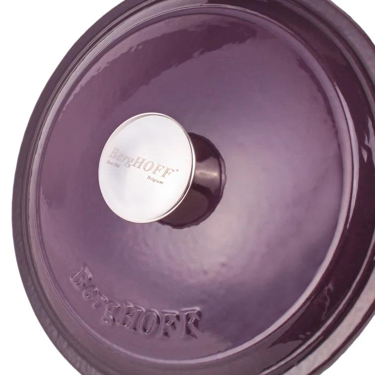 Prep & Savour Neo Cast Iron 3qt. Round Dutch Oven with Lid