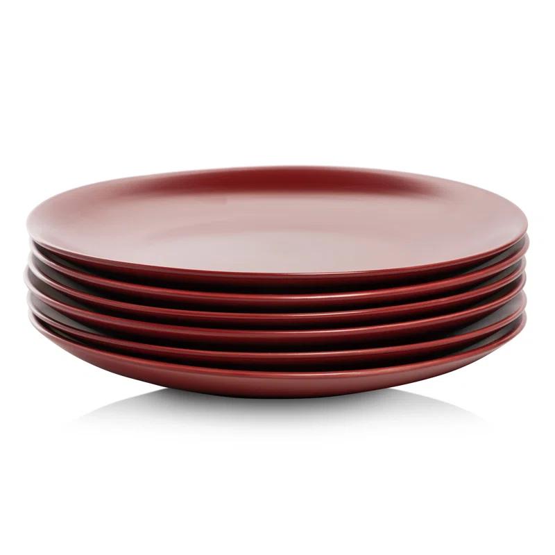 Wazee Matte 10.5" Dinner Plate (Set of 6)