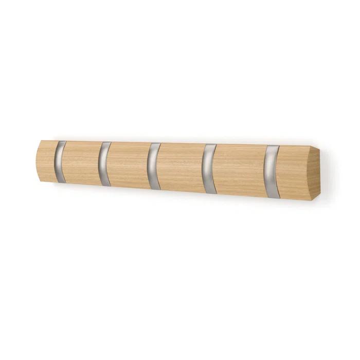 Flip 5 - Hook Solid Wood Coat Rack