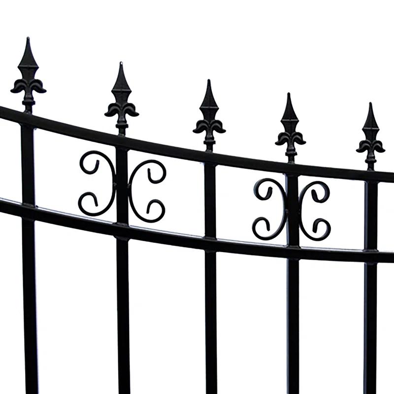 ALEKO Prague Black Metal Gate