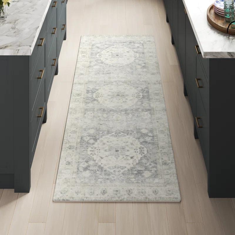 Sera Oriental Denim/Fog Area Rug