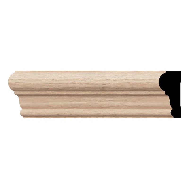 Ekena Millwork WM392 1"D x 2 3/8"W x 96"L Solid Wood Stain Chair Rail Molding