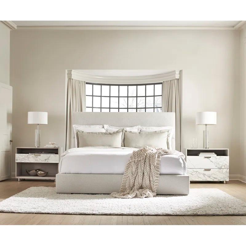 Bernhardt Stratum Upholstered Panel Bed