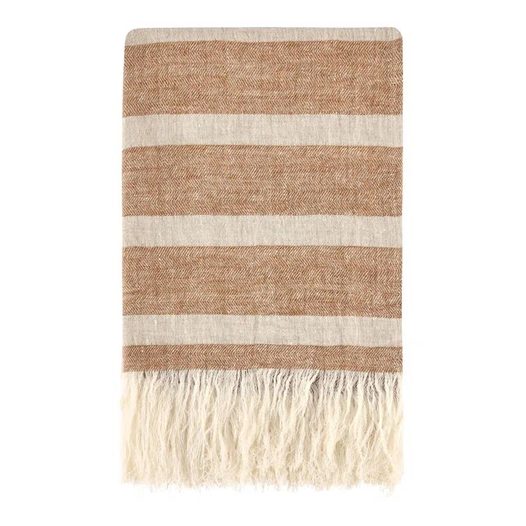 Villa by Classic Home Crawford Hand Woven Throw Blanket