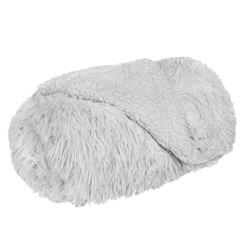 PetAmi Faux Fur Sherpa Pet Blanket