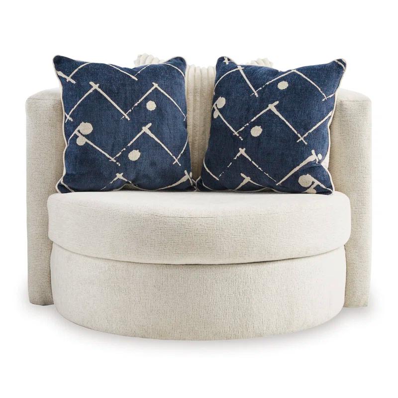 Ebern Designs Wydmondham Upholstered Swivel Accent Chair