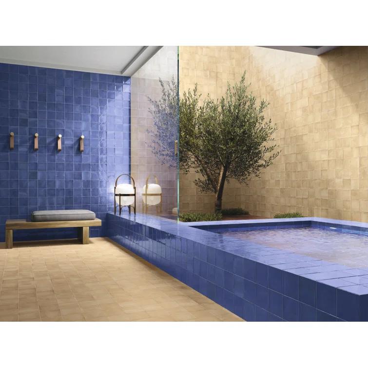 BATCH San Miyos 5" x 5" Porcelain Wall & Floor Tile (Set of 34)