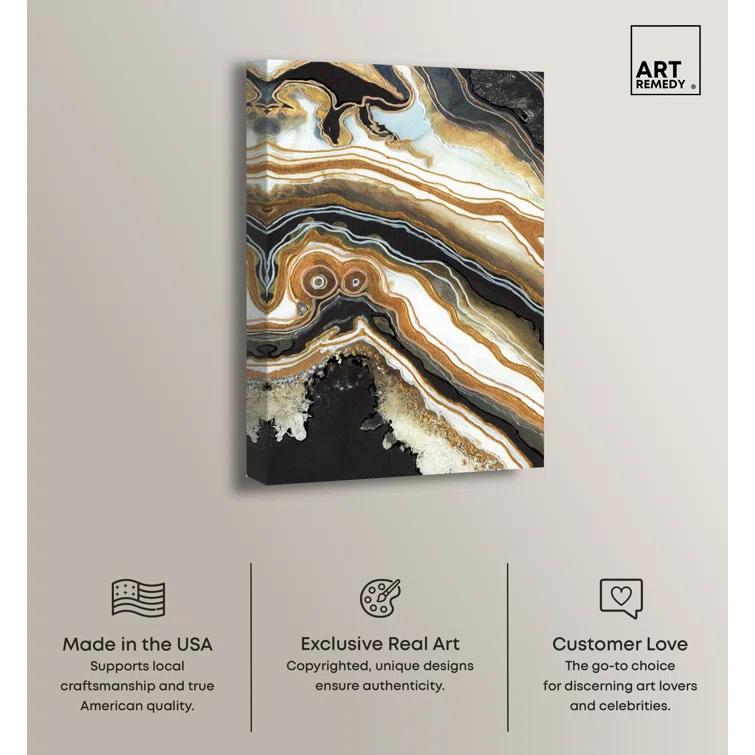 Art Remedy Black and Gold II