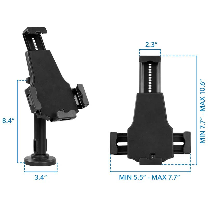 Mount-it Mount-It Secure Universal Locking Tablet Stand fits iPad 7 & Mini, Galaxy Tab, & 7.9"- 10.5" Tablets