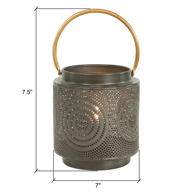 Julissa Round Outdoor Modern Lantern with Bulb