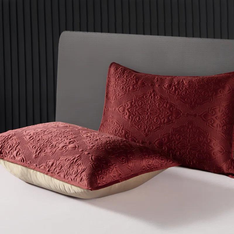 Wonderful Textile Satin Quilt Set Cooling 5-Piece Bedding Set